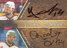 Vymazal Ovčačík 18-19 Premium Cards Double Signature #DS-30