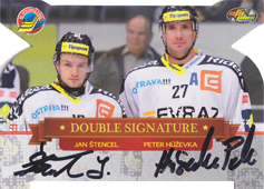 Húževka Štencel 13-14 OFS Plus Update Double Signature Die Cut Silver #7