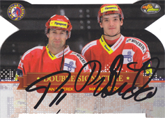 Peterek Růžička 13-14 OFS Plus Update Double Signature Die Cut Silver #10