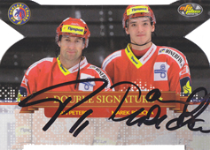 Peterek Růžička 13-14 OFS Plus Update Double Signature Die Cut Silver #10