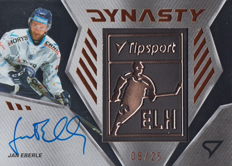 Eberle Jan 24-25 Tipsport Extraliga Dynasty Copper Logo Auto #DYS-JE
