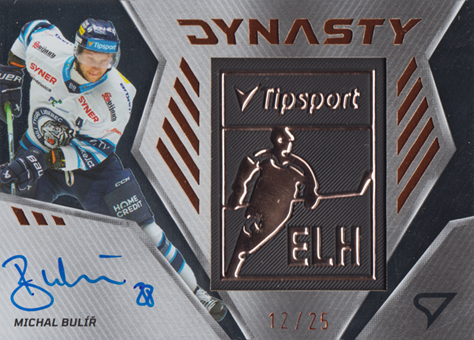 Bulíř Michal 24-25 Tipsport Extraliga Dynasty Copper Logo Auto #DYS-MB