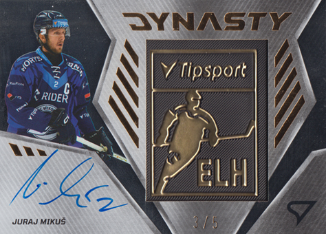 Mikuš Juraj 24-25 Tipsport Extraliga Dynasty Gold Logo Auto #DYS-JM