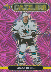 Hertl Tomáš 21-22 Upper Deck Dazzlers Pink #DZ-37