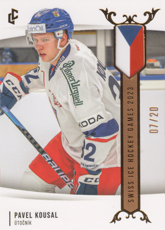 Kousal Pavel 2024 LC Expectations Swiss Ice Hockey Games Gold #EHS-18