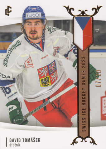 Tomášek David 2024 LC Expectations Swiss Ice Hockey Games Gold #EHS-25