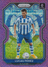 Pérez Lucas 20-21 Panini Chronicles Prizm La Liga Purple Mojo #12
