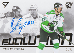 Stupka Václav 23-24 Tipos Extraliga Evolution Golden Age Auto #EVS-VS