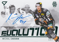 Chovan Michal 23-24 Tipos Extraliga Evolution Green Age Auto #EVS-MC