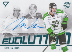 Mikúš Juraj 23-24 Tipos Extraliga Evolution Ice Age Auto #EVS-JM