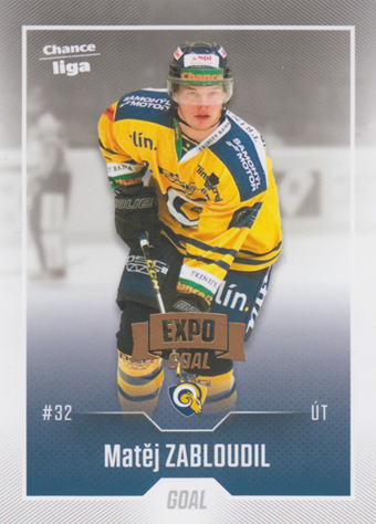 Zabloudil Matěj 22-23 GOAL Cards Chance liga EXPO Pardubice #495