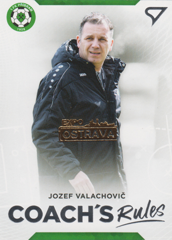 Valachovič Jozef 20-21 Fortuna Liga Coach's Rules EXPO Ostrava #CR02