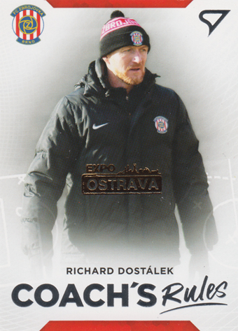 Dostálek Richard 20-21 Fortuna Liga Coach's Rules EXPO Ostrava #CR09