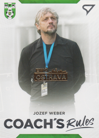 Weber Jozef 20-21 Fortuna Liga Coach's Rules EXPO Ostrava #CR14