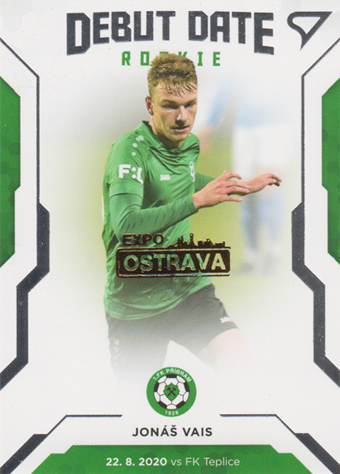 Vais Jonáš 20-21 Fortuna Liga Debut Date Rookie EXPO Ostrava #DR01