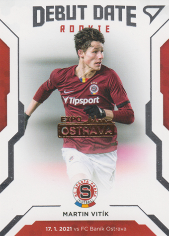 Vitík Martin 20-21 Fortuna Liga Debut Date Rookie EXPO Ostrava #DR02