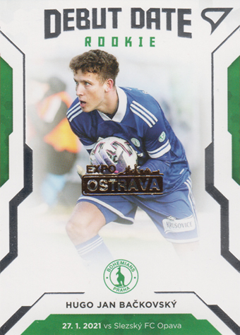 Bačkovský Hugo Jan 20-21 Fortuna Liga Debut Date Rookie EXPO Ostrava #DR04
