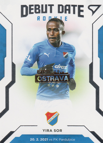 Sor Yira 20-21 Fortuna Liga Debut Date Rookie EXPO Ostrava #DR06