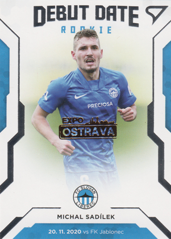 Sadílek Michal 20-21 Fortuna Liga Debut Date Rookie EXPO Ostrava #DR07