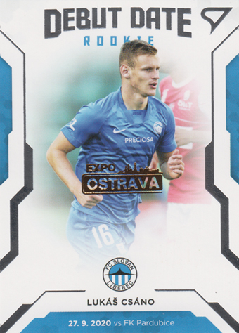 Csáno Lukáš 20-21 Fortuna Liga Debut Date Rookie EXPO Ostrava #DR08
