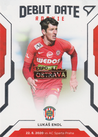 Endl Lukáš 20-21 Fortuna Liga Debut Date Rookie EXPO Ostrava #DR10