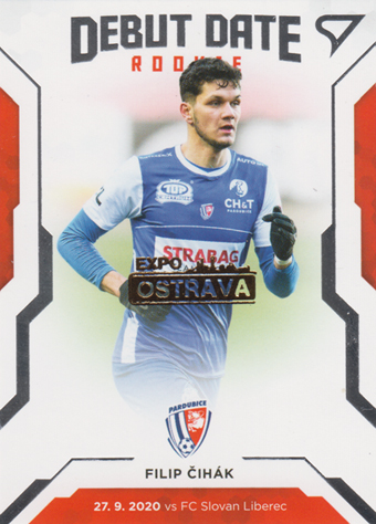 Čihák Filip 20-21 Fortuna Liga Debut Date Rookie EXPO Ostrava #DR12