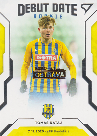 Rataj Tomáš 20-21 Fortuna Liga Debut Date Rookie EXPO Ostrava #DR18