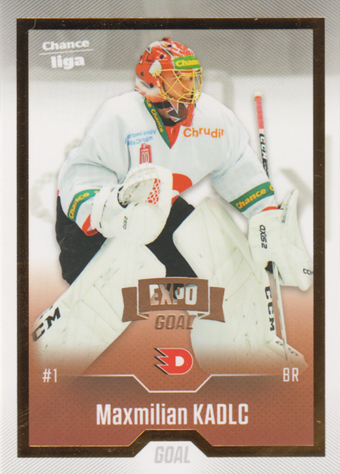 Kadlc Maxmilian 22-23 GOAL Cards Chance liga EXPO Pardubice Gold #343