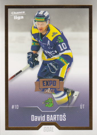 Bartoš David 22-23 GOAL Cards Chance liga EXPO Pardubice Gold #375