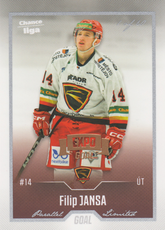 Jansa Filip 22-23 GOAL Cards Chance liga EXPO Pardubice Silver #254