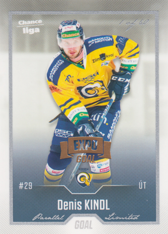 Kindl Denis 22-23 GOAL Cards Chance liga EXPO Pardubice Silver #395