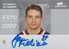 Hrdina Jan 2021 MK Reprezentace EXPO Pardubice Authentic Autograph #JH