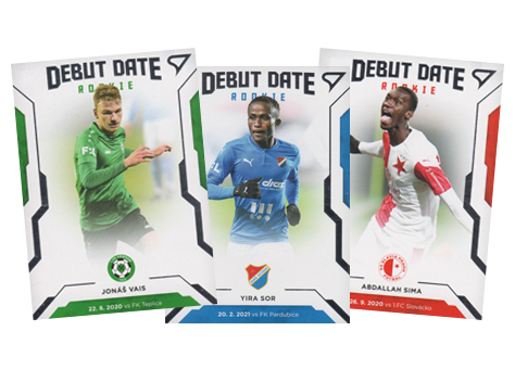 Kompletní set 20-21 SportZoo Fortuna Liga Debut Date Rookie #DD01-DD18