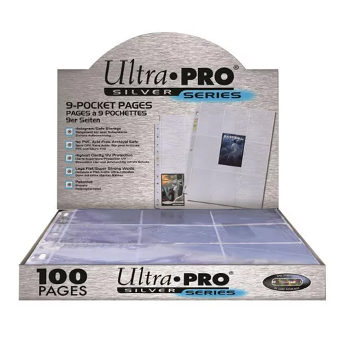 Balení 100 folií UltraPro Silver na 9 karet