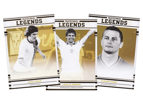 Kompletní set 19-20 SportZoo Futbalové Slovensko National Legends #L01-L09