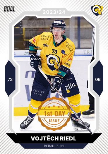 Riedl Vojtěch 23-24 GOAL Cards Chance liga 1st Day Issue #204