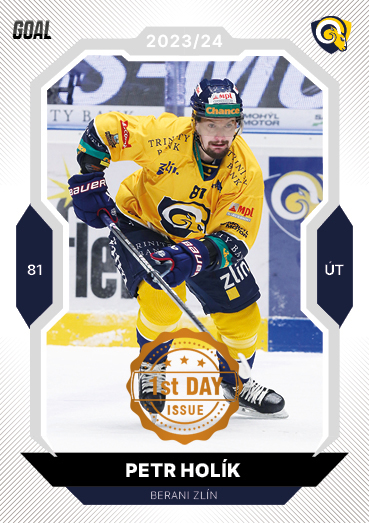 Holík Petr 23-24 GOAL Cards Chance liga 1st Day Issue #215