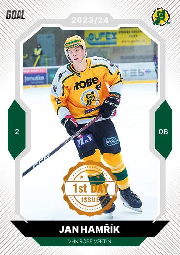 Hamřík Jan 23-24 GOAL Cards Chance liga 1st Day Issue #219