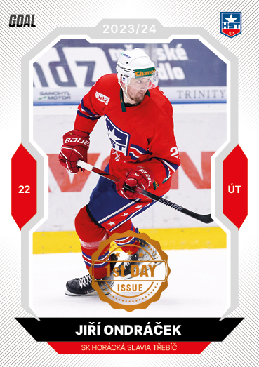 Ondráček Jiří 23-24 GOAL Cards Chance liga 1st Day Issue #245