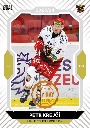 Krejčí Petr 23-24 GOAL Cards Chance liga 1st Day Issue #247