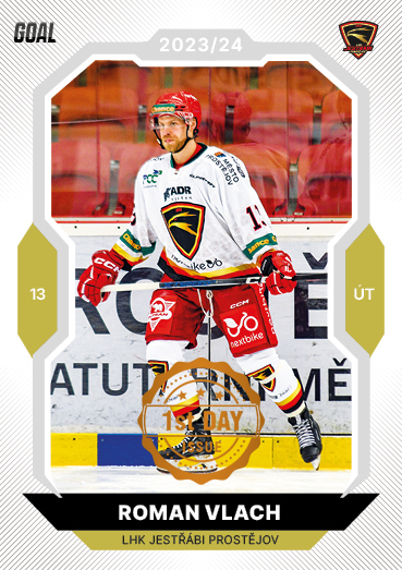 Vlach Roman 23-24 GOAL Cards Chance liga 1st Day Issue #253