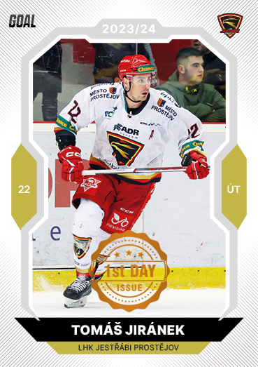 Jiránek Tomáš 23-24 GOAL Cards Chance liga 1st Day Issue #255