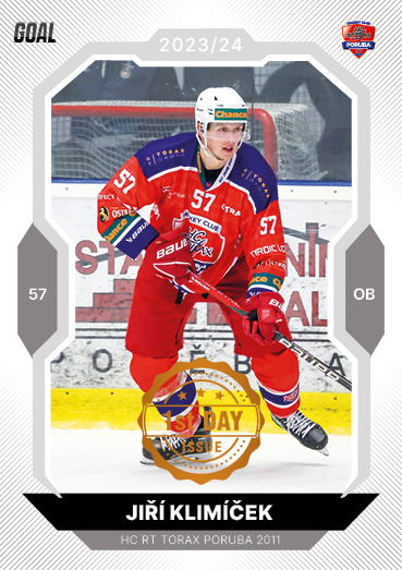 Klimíček Jiří 23-24 GOAL Cards Chance liga 1st Day Issue #261