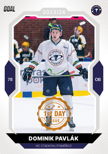 Pavlák Dominik 23-24 GOAL Cards Chance liga 1st Day Issue #273