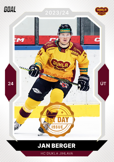 Berger Jan 23-24 GOAL Cards Chance liga 1st Day Issue #293