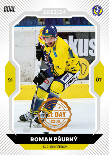 Pšurný Roman 23-24 GOAL Cards Chance liga 1st Day Issue #312