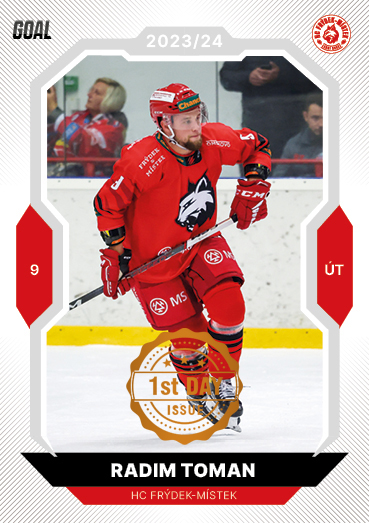 Toman Radim 23-24 GOAL Cards Chance liga 1st Day Issue #319