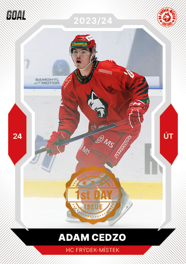 Cedzo Adam 23-24 GOAL Cards Chance liga 1st Day Issue #323