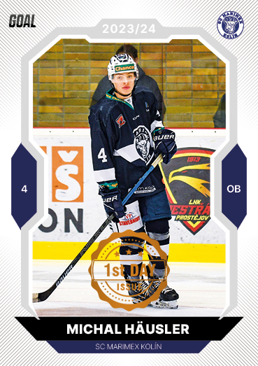 Häusler Michal 23-24 GOAL Cards Chance liga 1st Day Issue #348