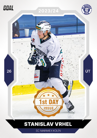 Vrhel Stanislav 23-24 GOAL Cards Chance liga 1st Day Issue #351